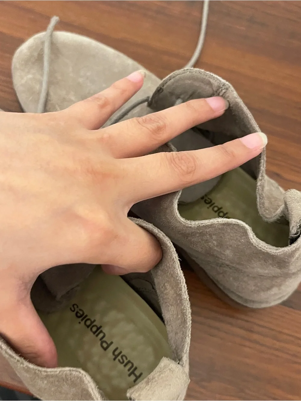 Men's Suede Lace-Up hush puppies